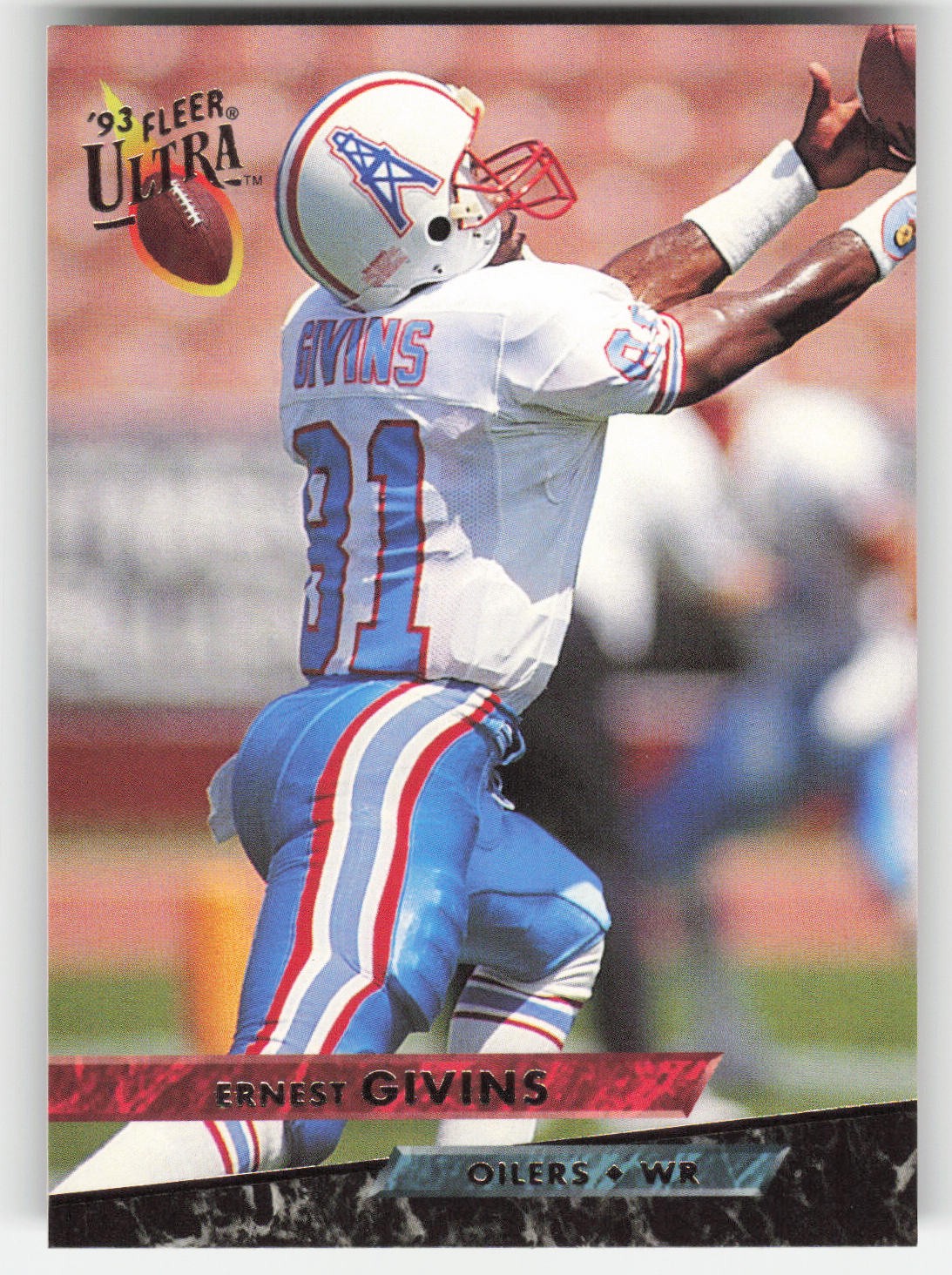 Ernest Givins, 1993 Ultra, #164, Houston Oilers,