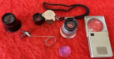 VINTAGE LOT OF MAGNIFIERS. BAUSCH  LOMB 81-61-31 , 10X, CODDINGTON. 7x 1.5     