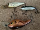 Vintage REDUCED $2.00  fishing lures Lot of 3, REBEL HAS GLASS EYES — photo 1