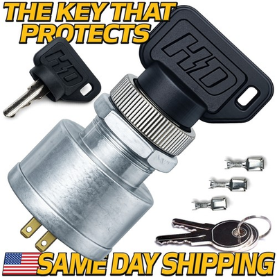 #ad Ignition Switch for EZGO Golf Cart 17421G1 2 Prong w Terminals amp; Umbrella Key $14.99