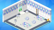 Webkinz classic set DYI Retro room 10 items rug chair wallpaper .. all for $4.95