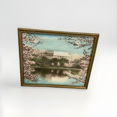 1920s hand-colored Lincoln Memorial photo Buckingham Prints Washington D.C.
