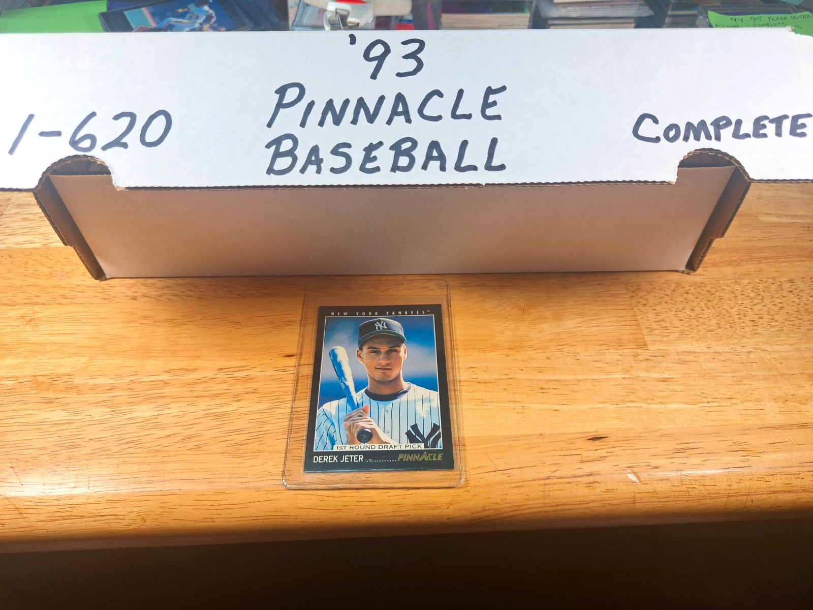 1993 Pinnacle BASEBALL COMPLETE SET (1-620) W/ Derek Jeter #457