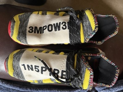 Pharrell x Adidas NMD Human Race Trail 'Solar Pack' (style code BB9527)   No Box