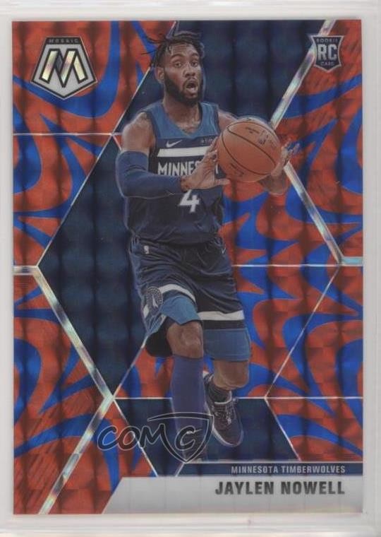 2019 Panini Mosaic Rookies Reactive Blue Prizm Jaylen Nowell #212 Rookie RC 10uo