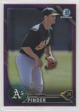 2016 Bowman Chrome Prospects Purple Refractor 247/250 Chad Pinder #BCP139 0zc5