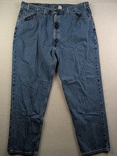 Vtg Levis 545 Loose Tapered Fit Brown Tab Mens 44x32 Blue Jeans