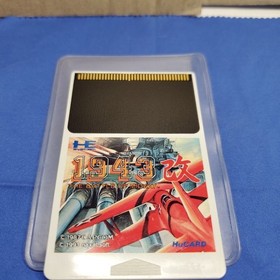 1943 Kai W/Case Manual PC Engine Hu Card Retro Used Game Very Good NTSC-J Japan