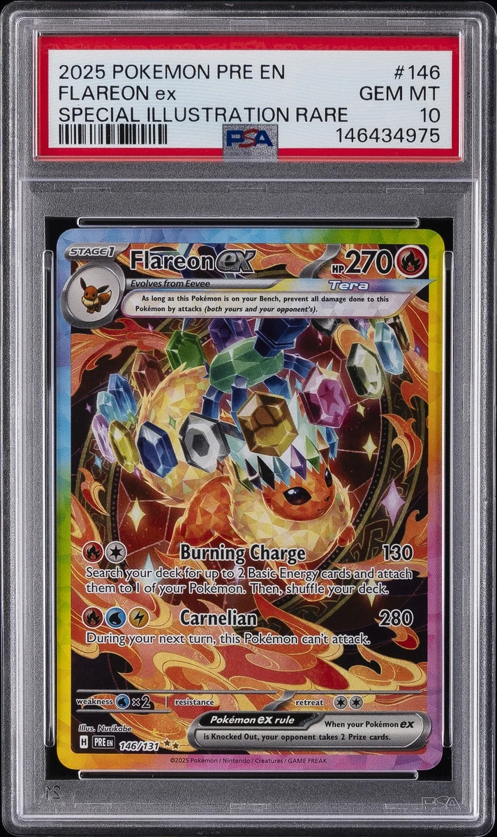 Flareon Pokémon TCG Professional Sports Authenticator (PSA