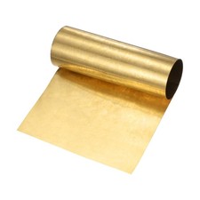 Brass Sheet Roll, 39 x 4 x 0.0008 inch, Metal Foil Plate, Hardware, DIY, Ground