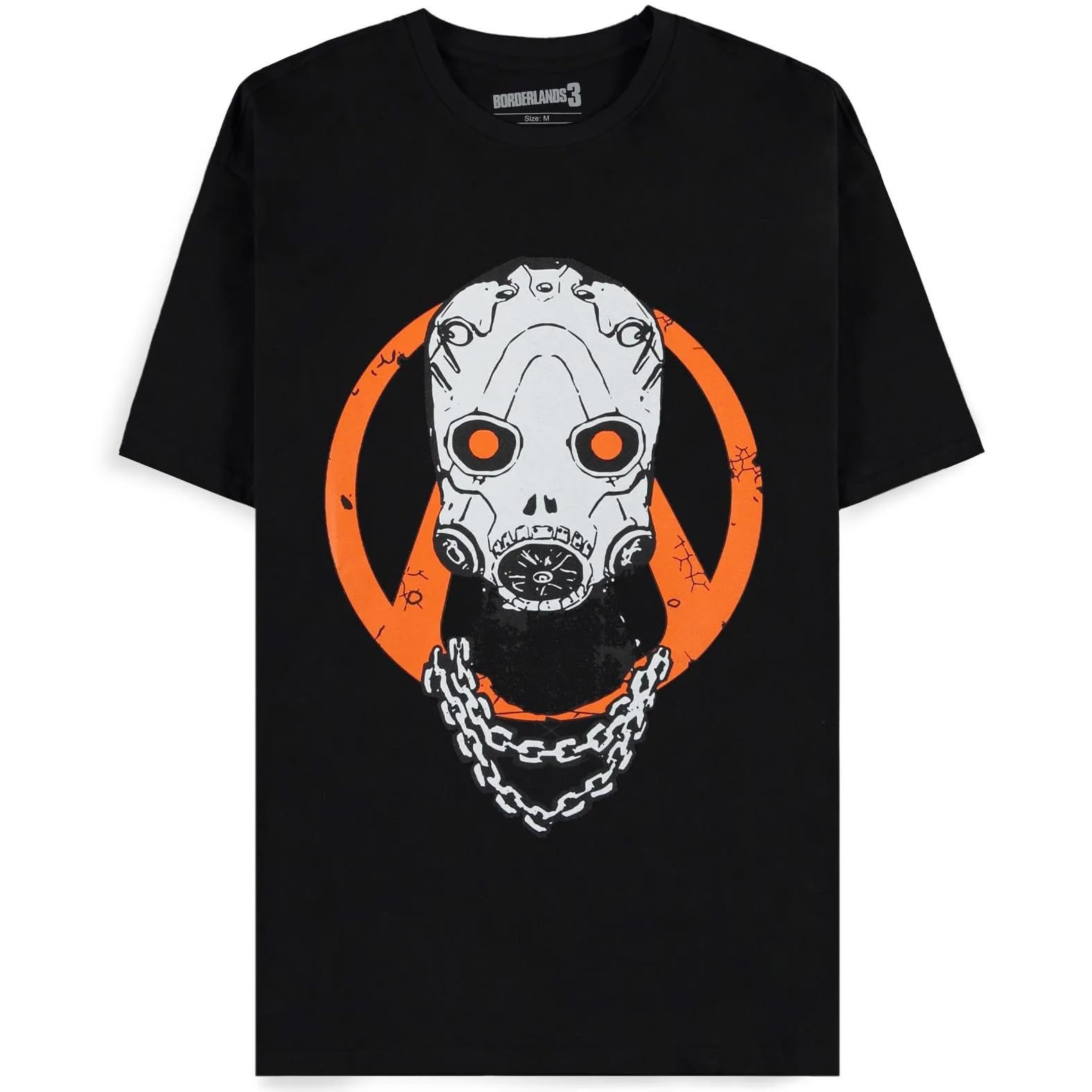Borderlands Psycho Chain Men's Short-Sleeved T-Shirt XL Black