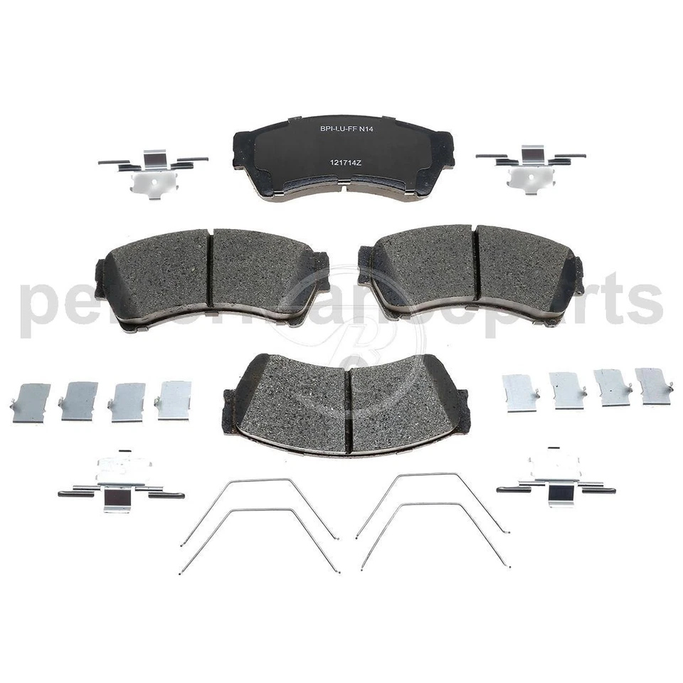 Juego de pastillas de freno de disco delanteras traseras rotor de freno de disco para Ford Fusion 2006-2011 Foto 4 de 4