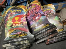 1x Pokemon Darkness Ablaze Booster Pack SWSH BRAND NEW FACTORY SEALED 10 Cards