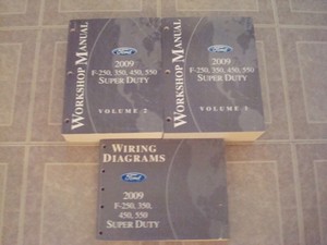 2008/2009 FORD F-250-350-450-550 TRUCK SERVICE WORK SHOP REPAIR MANUAL
