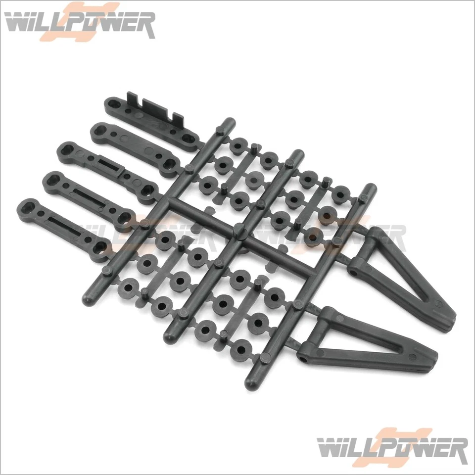 Front Upper Arms + Holder #TM-37 (RC-WillPower) HongNor CRT.5/SCRT-10 - Image 2 of 2