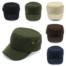Cappello estivo unisex esercito pattuglia militare cadetto baseball guida regolabile nuovo