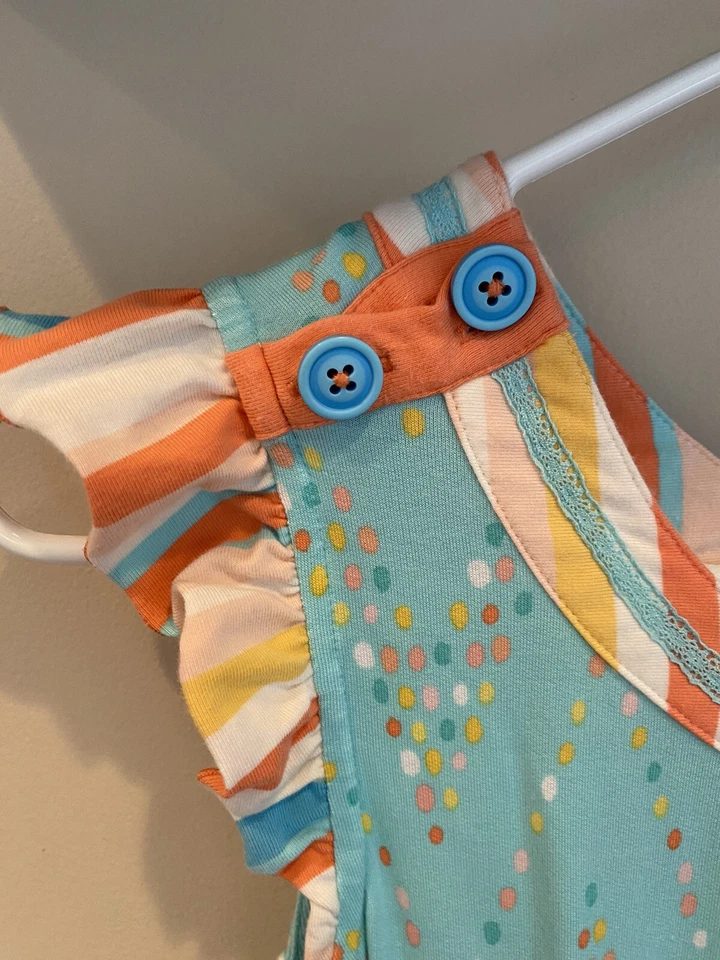 Matilda Jane Polka Dot Romper EUC Girls Dream Chasers Size 10, VGUC! - Image 4 of 4