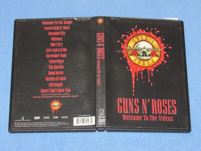 GUNS N' ROSES: WELCOME TO THE VIDEOS (DVD, 1998) ***Rare, OOP