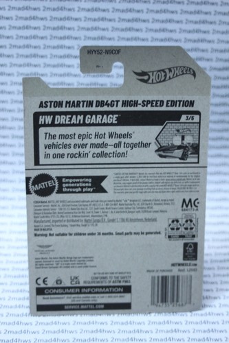 2025 Hot Wheels LOT OF 4 yellow ASTON MARTIN DB4GT High-Speed Edition FREE SHIP - Picture 7 of 9