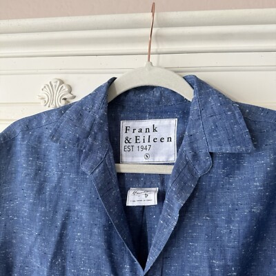 Frank & Eileen Mary Blue, Classic Linen Blue S Frank & Eileen Mary Blue, Classic Linen Blue S