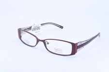 Chelsea Morgan CM1010 Purple Browline Women Full Rim 50-16-135 Eyeglasses Frames
