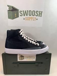 nike blazer mid hombre negro