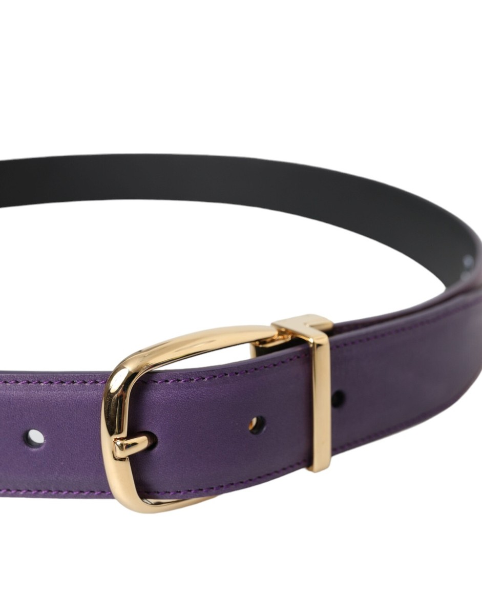 DOLCE & GABBANA DARK MAGENTA CLASSIC BELT | WOMENS SIZE 95CM Dolce&Gabbana Leather Red Belts for Women for sale | eBay main image 4