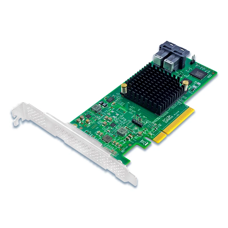 PCIe x8 to Internal  8 port HBA SATA/SAS3008-8IR RAID PCIe x8 Card - Image 3 of 4