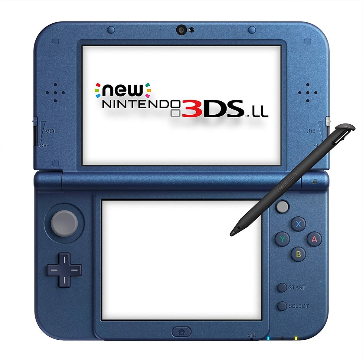 New Nintendo 3DS LL Metallic Blue Console System amiibo From New Nintendo 3DS LL Metallic Blue Console System amiibo From