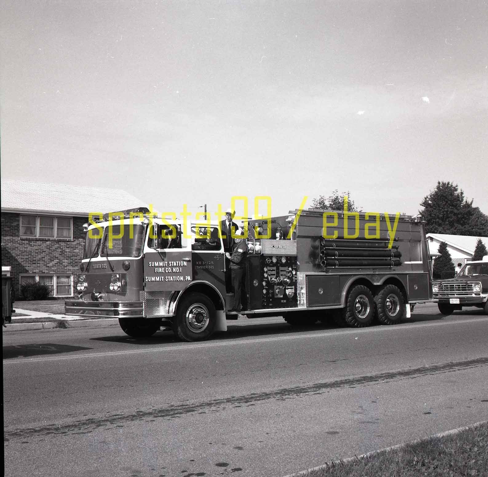 Summit Station Fire Company PA Tanker 865 Vintage Fire Engine/Truck