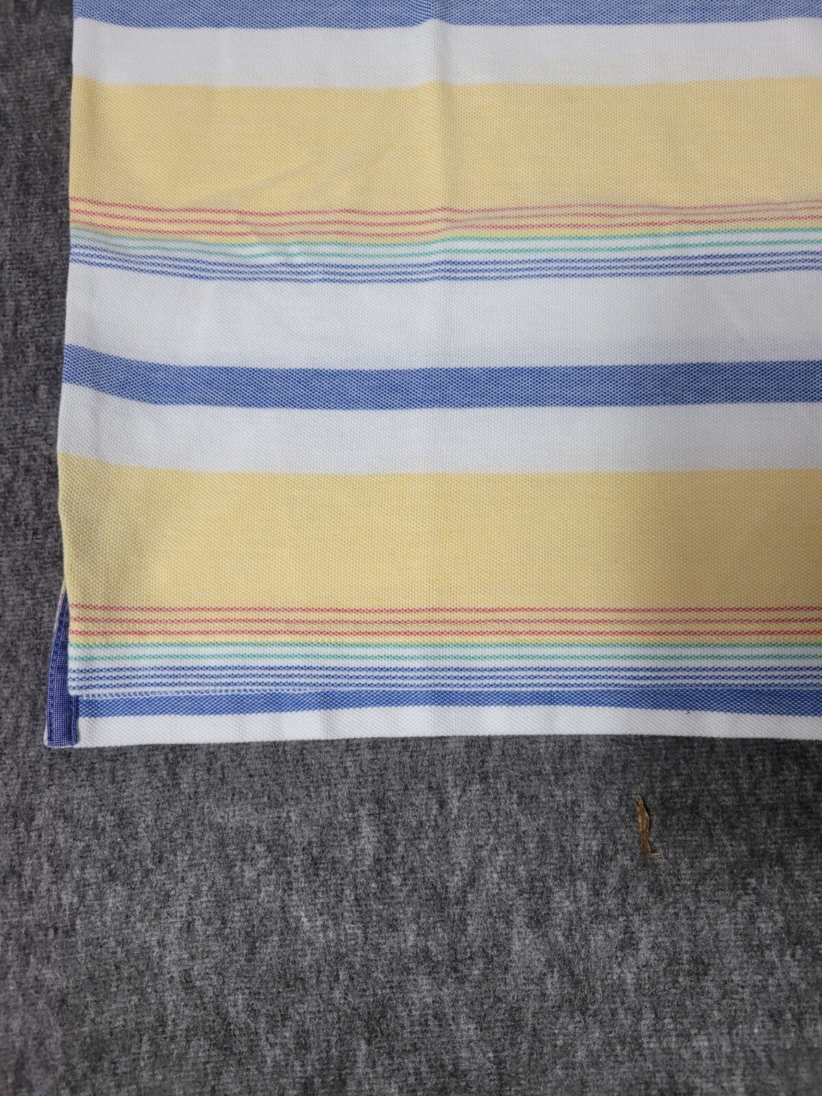 Brooks Brothers 1818 Performance Polo  Shirt Slim Fit Mens Size L Yellow Stripe thumbnail 5