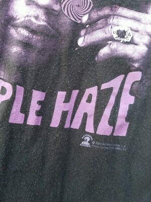 Vintage Early 00s Jimi Hendrix Purple Haze Music T-Shirt 2005 VTG
