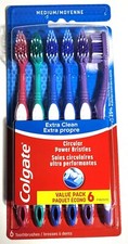 Colgate Extra Clean Toothbrush - Medium - Value Pack 6 Count 