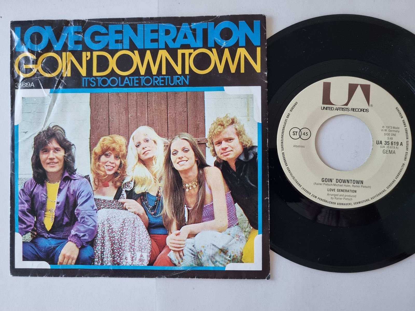 Love Generation - Goin' Downtown 7'' Vinyl Germany