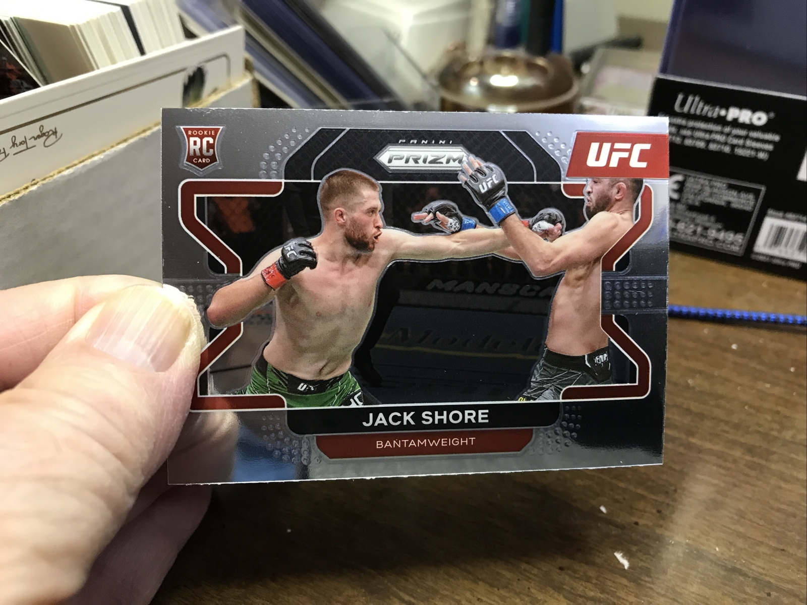 2022 Panini Prizm UFC Jack Shore Rookie RC Bantamweight #33