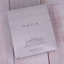 Mally Fair Quick Fix Foundation & Concealer Stick Set Applicator Sponge NEW READ