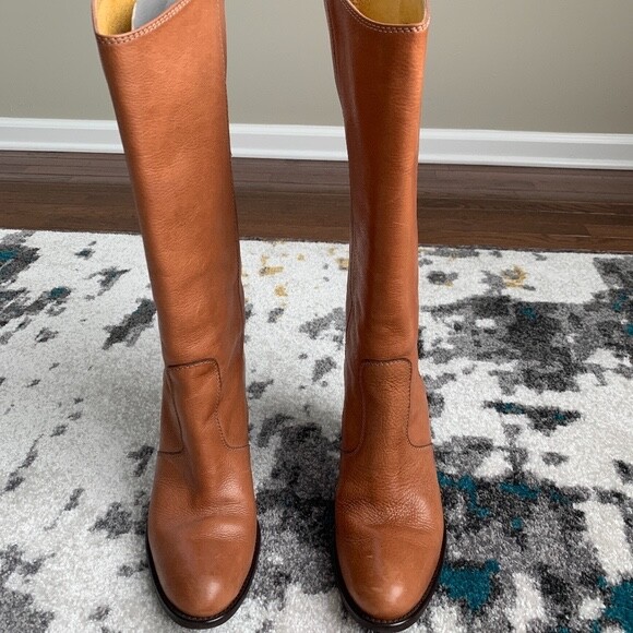 MADEWELL DAVOS GOMMA LEATHER BOOTS MADE IN ITALY RETAIL $298