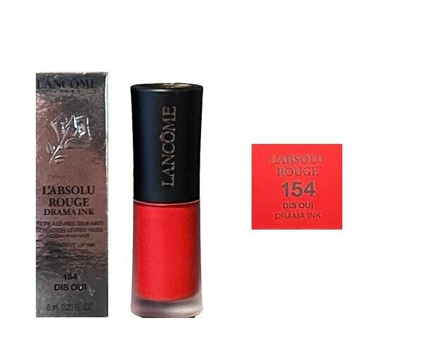 Lancome L'Absolu Rouge Drama Ink Semi-Matte Lipstick 154 Dis Oui