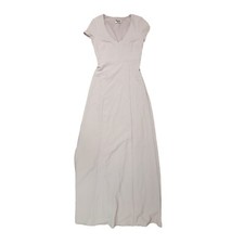 SHOW ME YOUR MUMU Geneva Maxi Dress Gray Bridesmaid Wedding Event Long Size XS