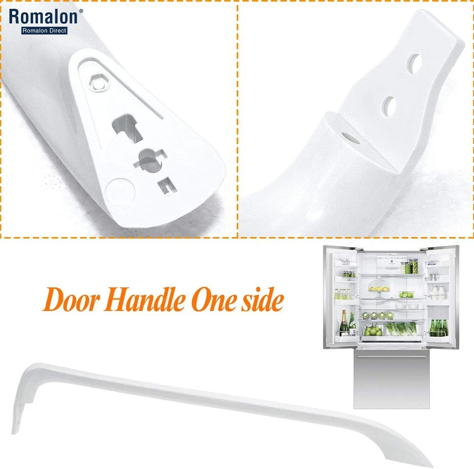 Manija de puerta lateral del refrigerador para General Electric GE GTT18GBDERWW GTH18LCD4RWW Foto 4 de 4