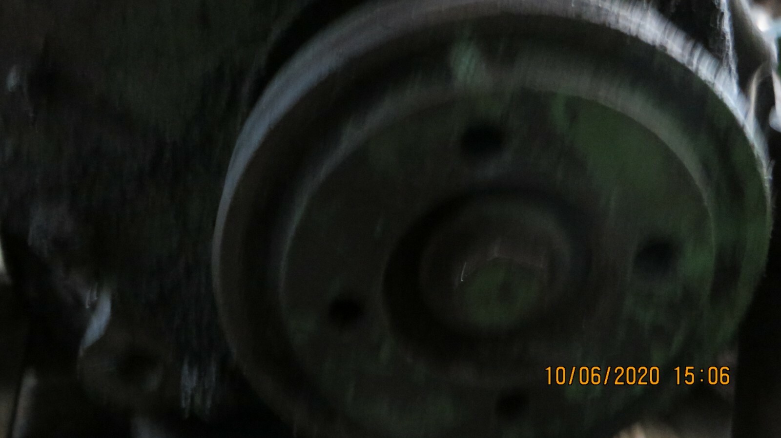 JOHN DEERE 2010 TRACTOR GAS ENGINE CRANKSHAFT PULLEY, HARMONIC BALANCER
