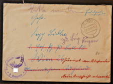 DR Poczta Polowa II. WK Brief Berg/Rügen-Wien pionierzy pancerni 21.11.41 (39-51)