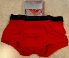EMPORIO ARMANI GA Cotton Stretch Trunk - XLarge, red