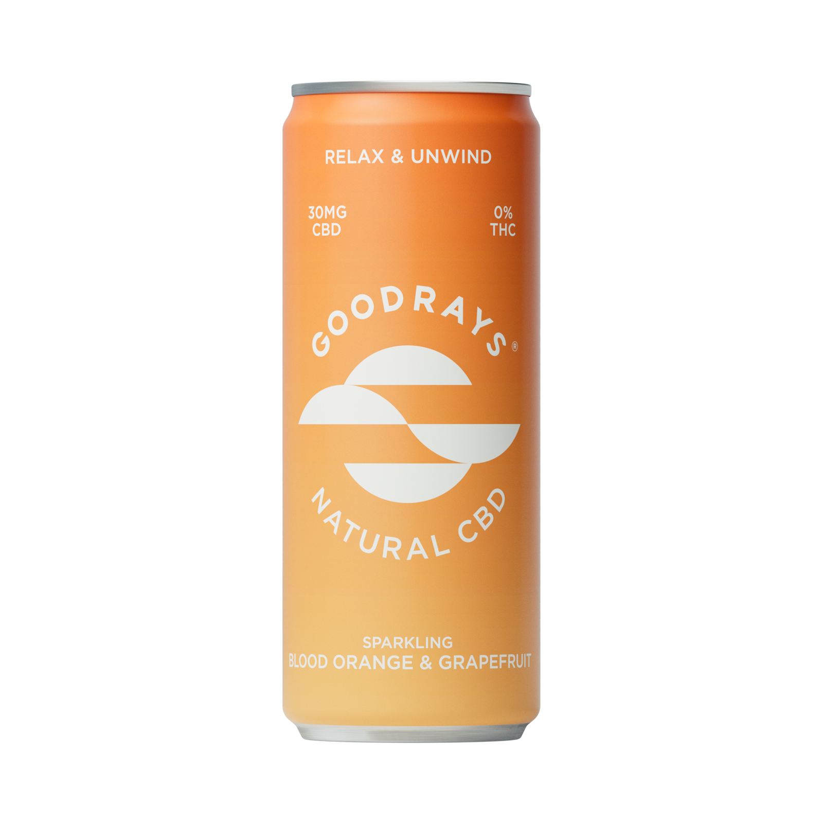 30mg CBD Drink by Goodrays, Blood Orange and Grapefruit for anxiety and