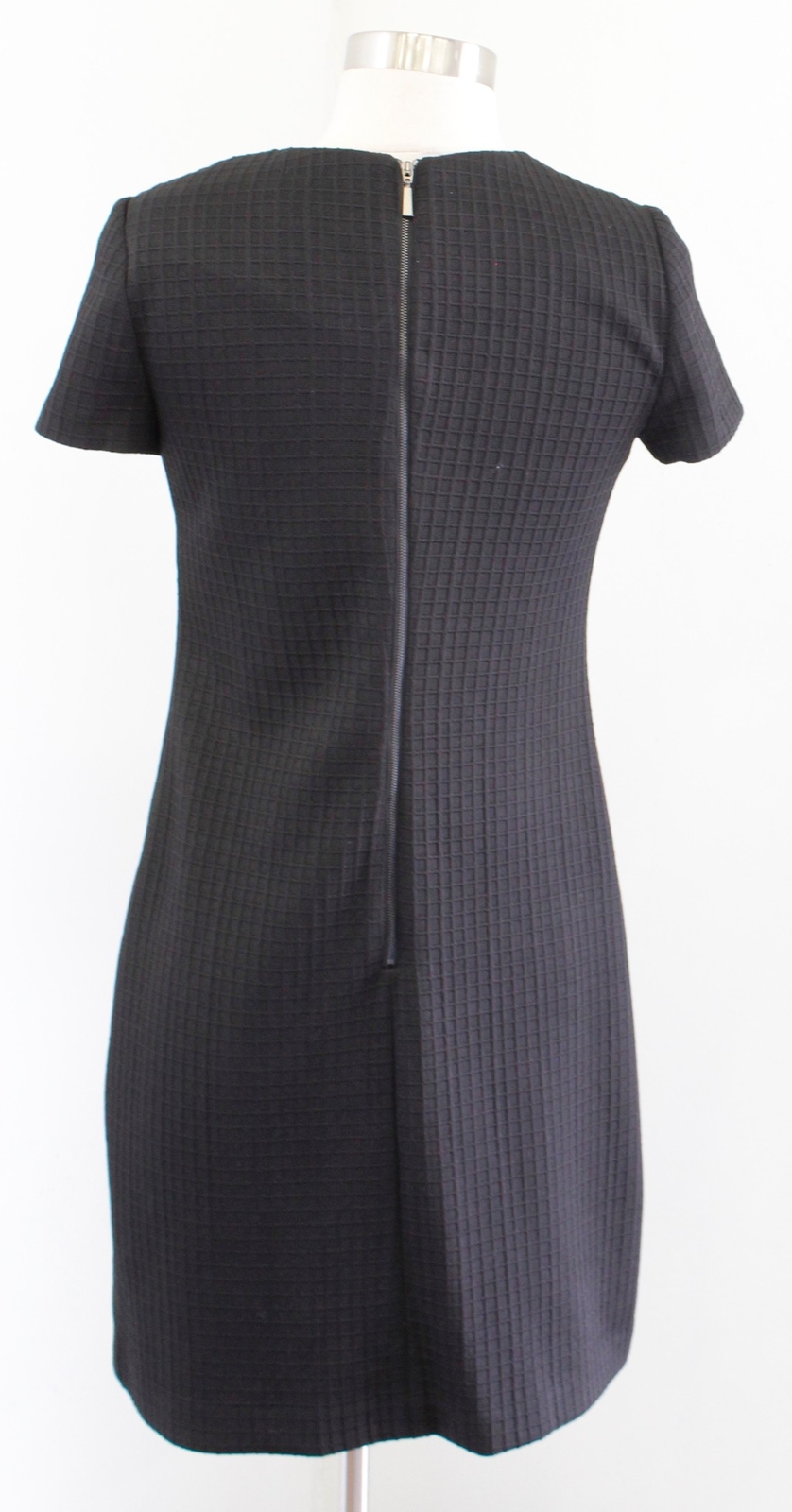 Calvin Klein Solid Black Windowpane Textured Shor… - image 5