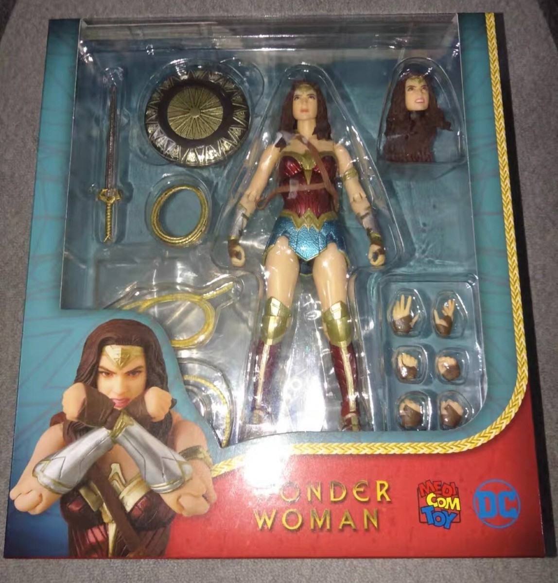MEDICOM MAFEX 048 Wonder Woman 1/12 Action Figure IN STOCK