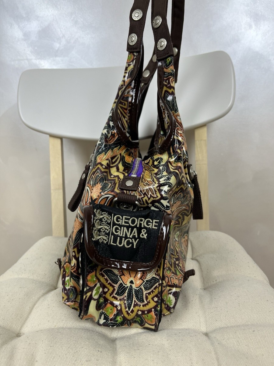 George Gina & Lucy Wahuna Hai Bag Multicolor Vinyl GGL Rare George Gina & Lucy Wahuna Hai Bag Multicolor Vinyl GGL Rare