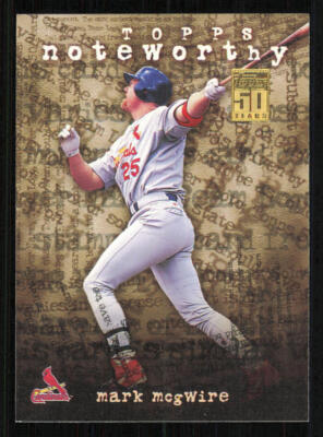 2001 Topps Noteworthy #TN1 Mark McGwire