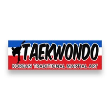 TAEKWONDO Vinyl Banner with Optional Sizes (Made in the USA)