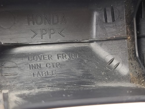 2002-06 Honda CR-V Interior Front Seat Trim Black Plastic Clip On Cover 2074 - Picture 4 of 10